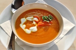 Purée of Carrot Soup with Curry and Ginger
